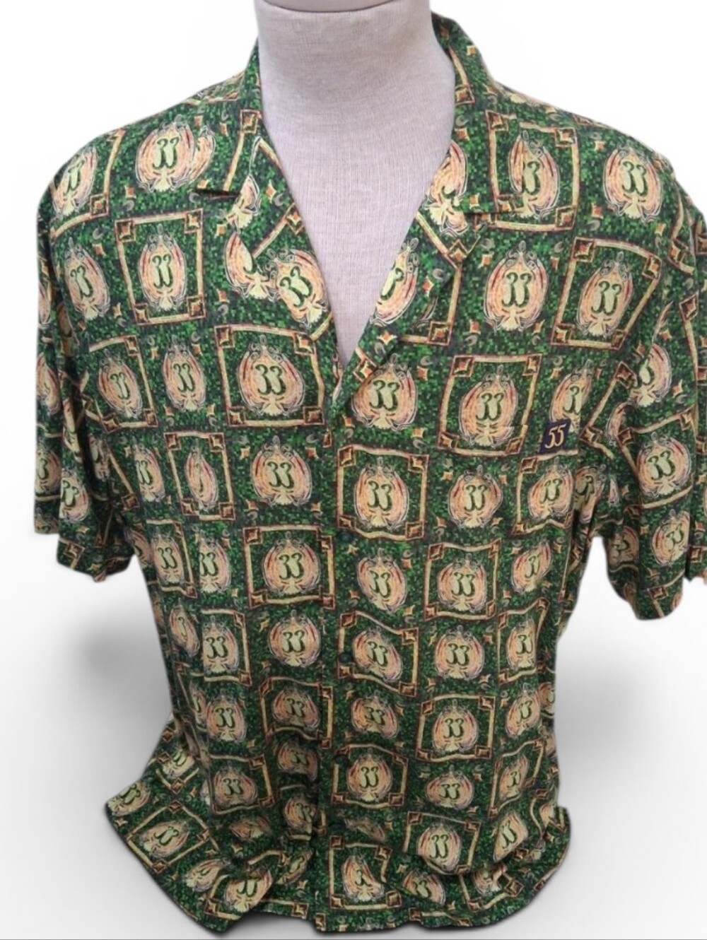 Disneyland Club 33 Emerald 55th Anniversary Reyn Spooner 3XL Shirt  Exclusive!